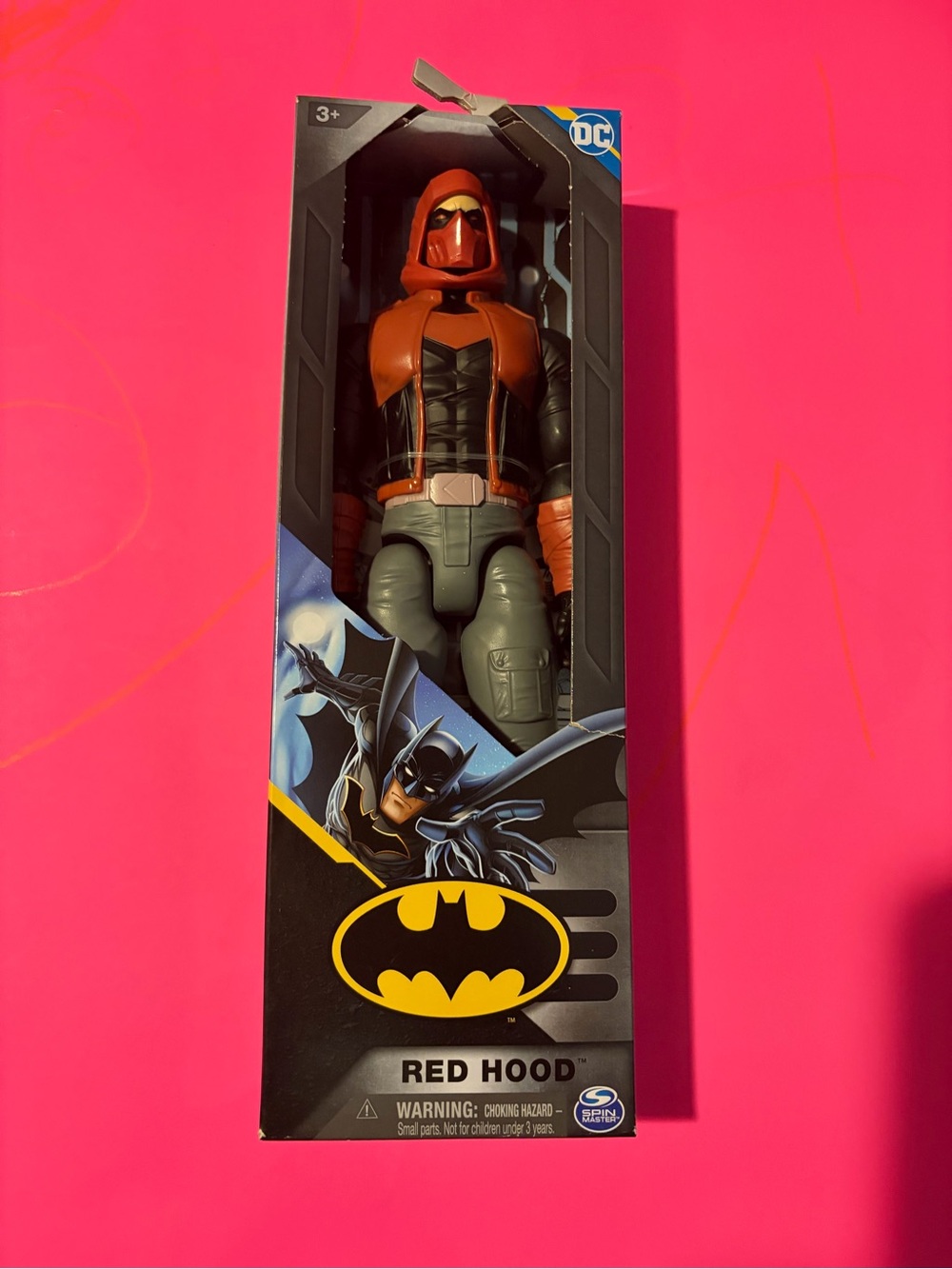 DC Red Hood Figure - Red & Gray